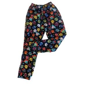 Calavera Skeleton Print Chef  Medical pants size small Halloween